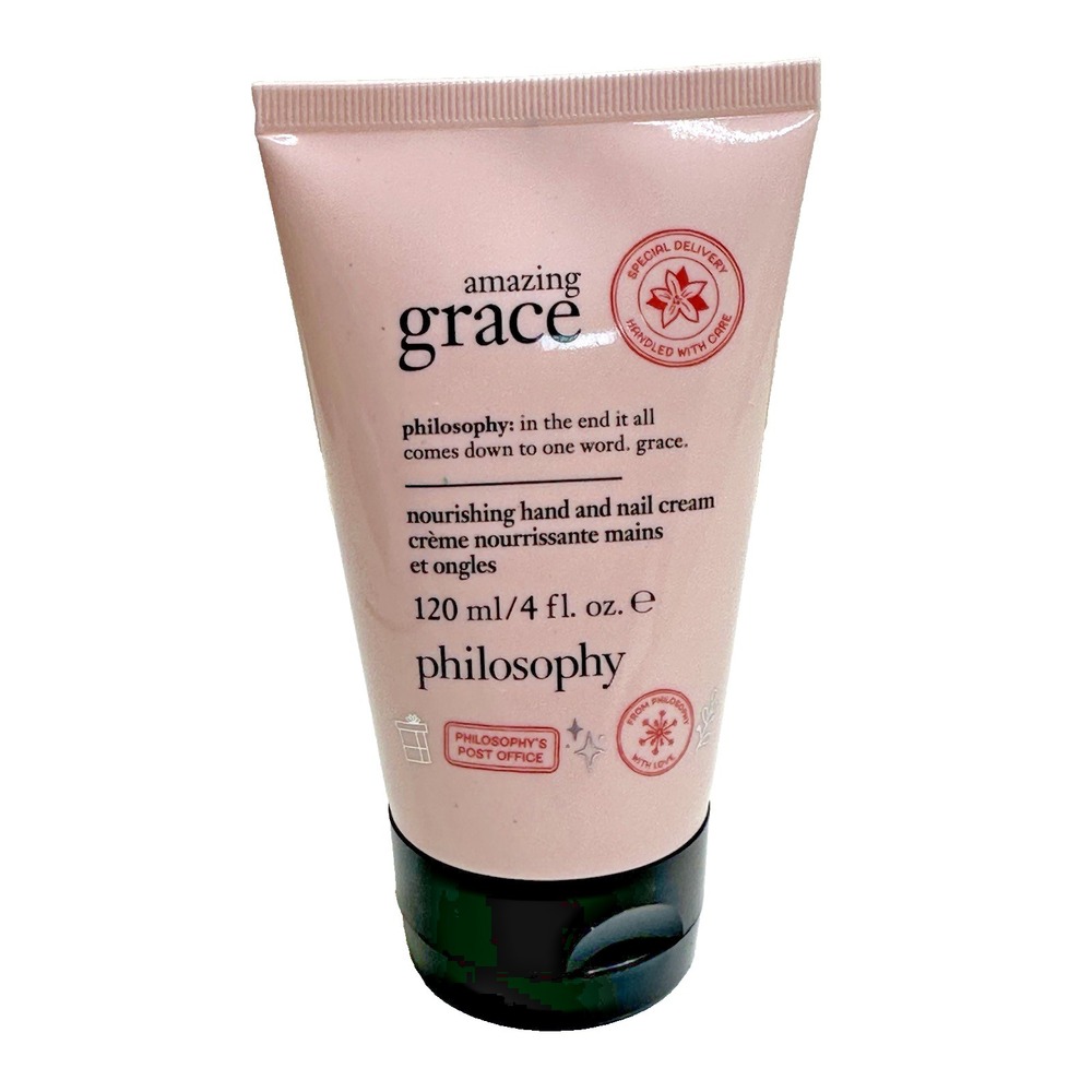 NEW Amazing Grace Philosophy Nourishing Hand Nail Cream 4 fl oz QVC